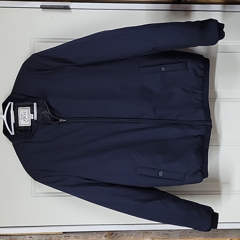 Jos. A Bank 1905 Men's Jacket with quilted lining Size Large Dark Blue